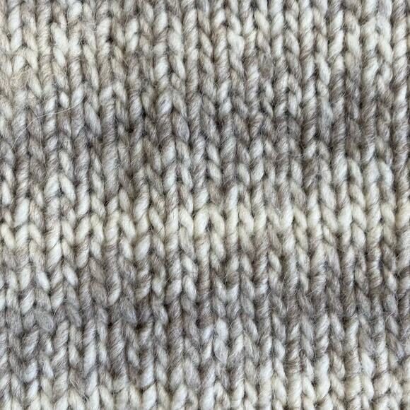 Derek Lam 10 Crosby Sz M Wool Alpaca Blend Chunky Knit Oversized Cardigan Cream - Picture 16 of 16